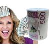 Kovová pokladnička na peníze xxl velká