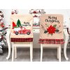 Potah opěradla židle vánoční dekorace vánoční dekorace dekorace