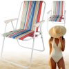 Skládací židle plážová plážová zahrada lehká pro kempování stan