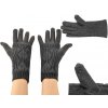 Dotykové rukavice R6412 - šedé, polyester a bavlna, 24x10 cm