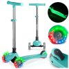 Ricokids Glow tříkolová balanční koloběžka pro děti, svítící ve tmě - tyrkysová