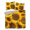 3D povlečení z mikrovlákna s motivem slunečnic – 160x200 cm – Visuale 3D – vzor 5311 A
