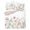 3D povlečení z mikrovlákna s akvarelovými lučními květinami – 160x200 cm – Visuale 3D – vzor 5429 A