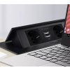Zásuvka skrytá v desce stolu USB - dvojitý Izoxis 21446