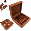 Herní sada – Domino a kostky v dřevěné krabičce – DO-002