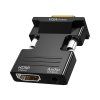 Adaptér převodníku z hdmi na vga d-sub audio