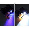 Kapesní mikroskop klenotnická lupa 2 led uv