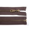 Staromosazný zip No 5 délka 60 cm bundový