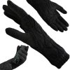 Univerzální dotykové rukavice R6413, černé, polyester/bavlna, 24/10cm