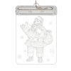 3D LED vitráže - Santa Claus