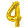 BALÓNEK ČÍSLICE 4 ZLATÝ (2000)