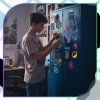 Sada 50 barevných neonové graffiti samolepky pro děti, DIY dekorace