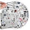 Estetické graffiti samolepky INF sada 66 kusů DIY dekorace