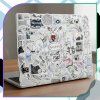 Estetické graffiti samolepky INF sada 66 kusů DIY dekorace