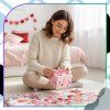 Sada 100 barevných samolepek se srdíčky na Valentýna, DIY dekorace
