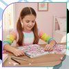 Sada 100 barevných samolepek se srdíčky na Valentýna, DIY dekorace