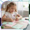500 samolepek se srdíčky na roli, mix vzorů a barev, DIY