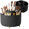 Krabička na štětce na make-up, černá, kosmetický organizér