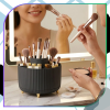 Krabička na štětce na make-up, černá, kosmetický organizér