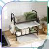 Kuchyňský organizér 42 cm - Dvoupatrový sušák na nádobí