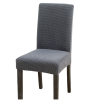Šedý potah na židli, minimalistický, odolný proti oděru, polyester