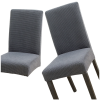 Šedý potah na židli, minimalistický, odolný proti oděru, polyester
