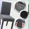 Šedý potah na židli, minimalistický, odolný proti oděru, polyester