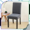 Šedý potah na židli, minimalistický, odolný proti oděru, polyester