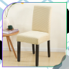Béžový elastický potah na židli, moderní minimalistický