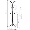 Stojací věšák 170cm - černý Ruhhy 23815