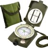 Vojenský kompas KM5717 s otočnou limbus, vodováhou a plovoucím štítem, rozměry 16,2/6,3/3cm