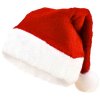 Univerzální Santa Claus čepice, červená/bílá, polyester, 31 x 50 cm