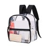 Elegantní retro průhledný voděodolný školní batoh A4 pro dámy