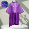 Fialové voděodolné poncho proti dešti unisex na kolo a motorku.