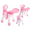 Židle ke krmení a hraní růžová