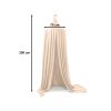 Baldachýn záclona tipi stan visí béžová