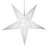 Velká bílá papírová vánoční hvězda 35 cm – 3d vitráž wg01