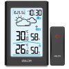 Meteorologická stanice s displejem BD-911 černá