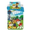 Bavlněné povlečení 100x135 Psi Patrol Paw Paws 8671 blue team