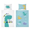 Bavlněné povlečení 90x120 dinosaurus tyrkysová 3953 A Mayamoo 105