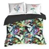 Bavlněné povlečení 160x200 Isabel květiny barevná botanika oboustranné Eurofirany