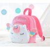 Dětský plyšový batoh Jednorožec, polyester, 23x18 cm, nastavitelné popruhy