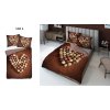3D ložní prádlo z mikrovlákna 160x200 sweet heart chocolate 4363 A micro 28