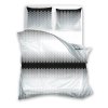 Bavlněné ložní prádlo 220x200 Glamour 018 šedá černá geometrie Faro 01