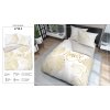 Bavlněné ložní prádlo 220x200 bílá zlatá Amore 4718 A Holland Home 71
