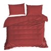 Saténové povlečení 180x200 Nova červená oboustranné Eurofirany