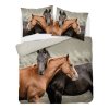 Bavlněné ložní prádlo 220x200 Koně 4711 A Holland 35