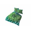 3D ložní prádlo z mikrovlákna 160x200 Rostlina zelená 4228 A micro 28