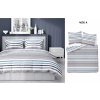 Bavlněné ložní prádlo 220x200 Pruhy šedomodré 4656 A Bavlna 37