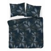 Ložní prádlo z mikrovlákna 220x200 tmavě modré květy 4982 A Light 71